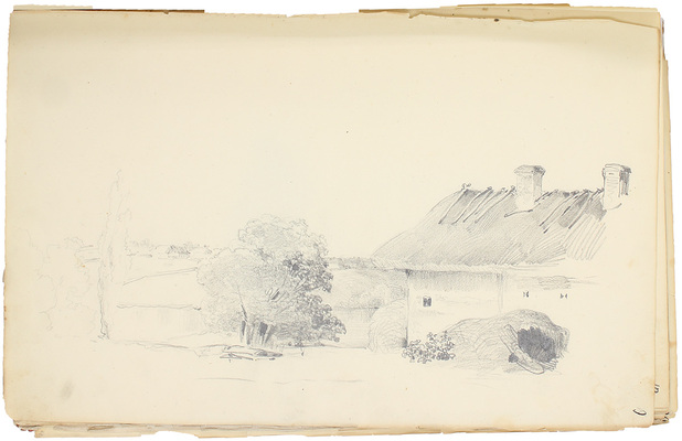 Штернберг Василий Иванович. Альбом рисунков с пейзажами, портретами и набросками 